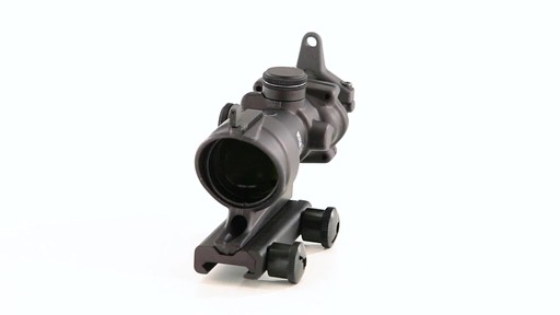 Trijicon ACOG 4x32mm Crosshair/Amber Center Reticle Rifle Scope .223 Ballistic 360 View - image 1 from the video